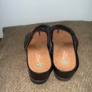 BareTraps Women's Black Wedge Sandals